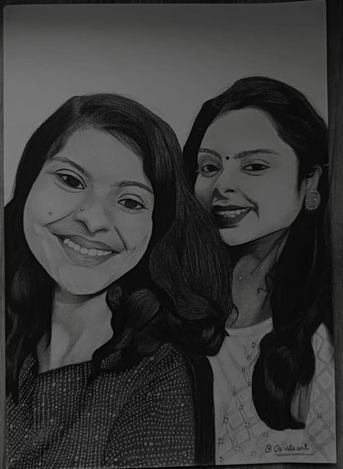 do personalized hand drawn realistic sketches