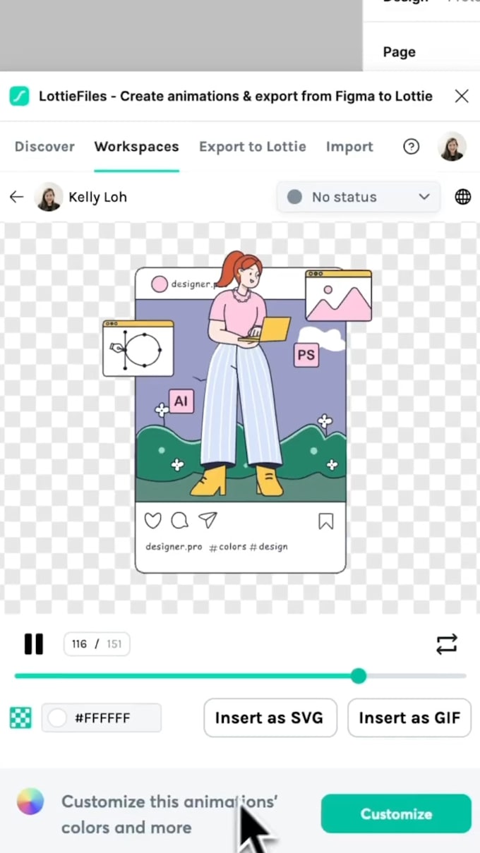 create smooth and interactive lottie animations svg and json motion graphics