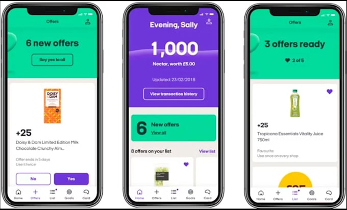 develop a mobile loyalty app with qr codes and an admin dashboard