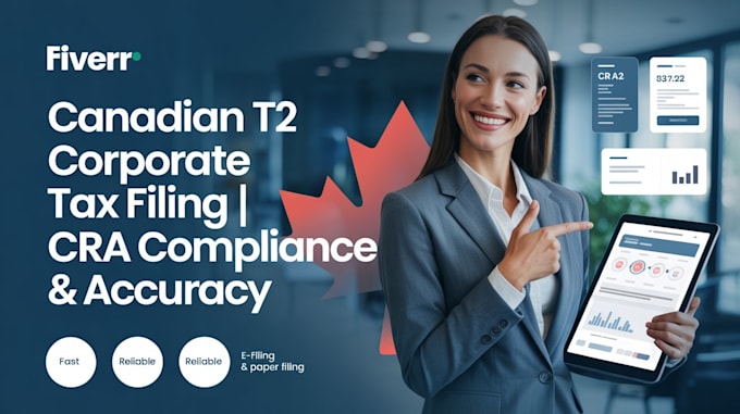 file canadian t2 corporate tax filing with cra compliance