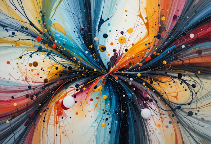 make creative abstract art for you