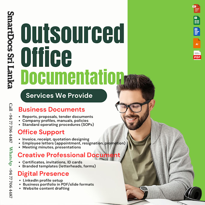 design a professional business profile and company document