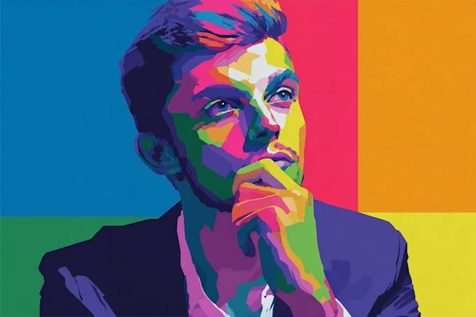make an unique wpap pop art style
