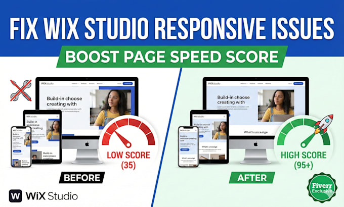 fix wix studio responsive issues and boost your page speed score