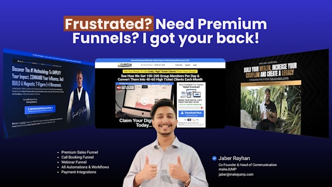 create a premium sales funnel