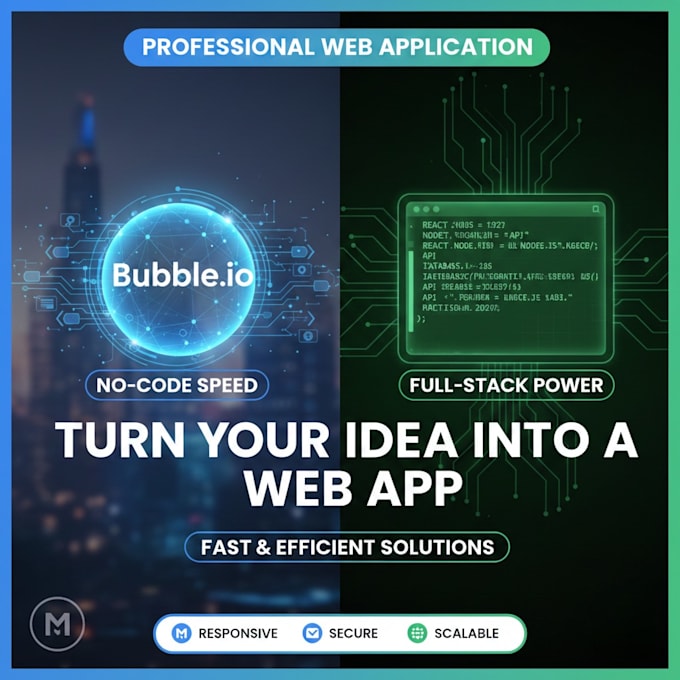 Build modern web apps with bubble no code or full stack coding by ...