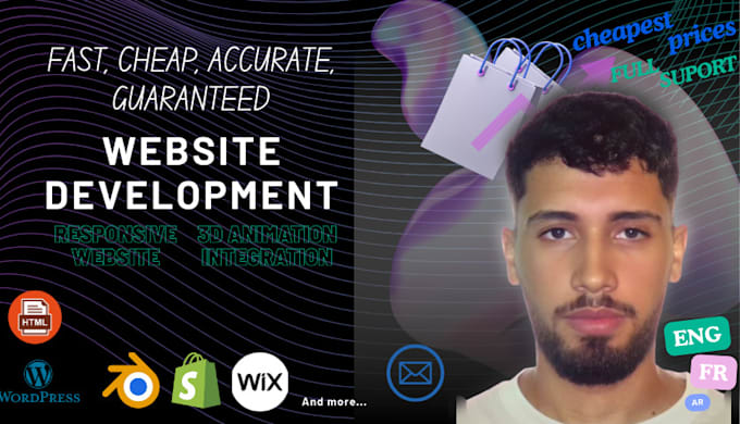 create a professional website, match your needs