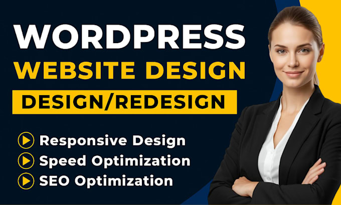 design clean and responsive wordpress website