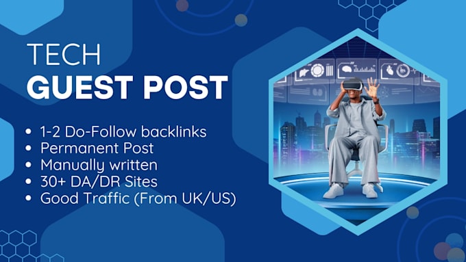write and publish tech guest posts with high da backlinks