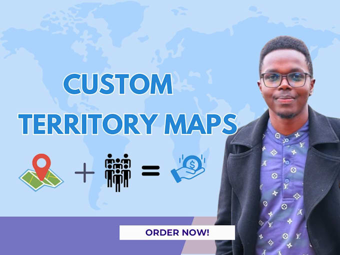 create territory maps for sales tracking and franchises