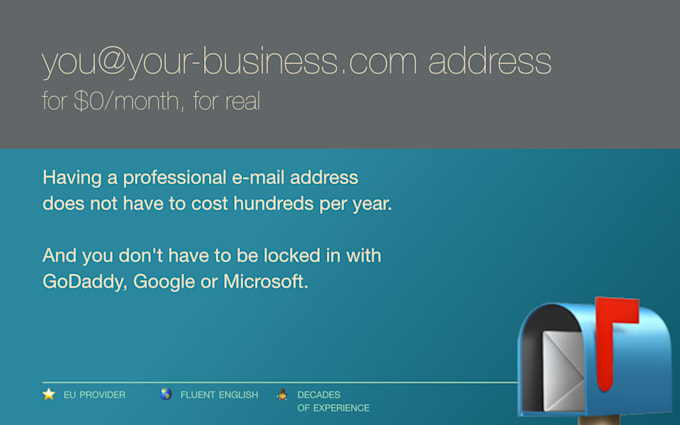 set up free email addresses for your domain names