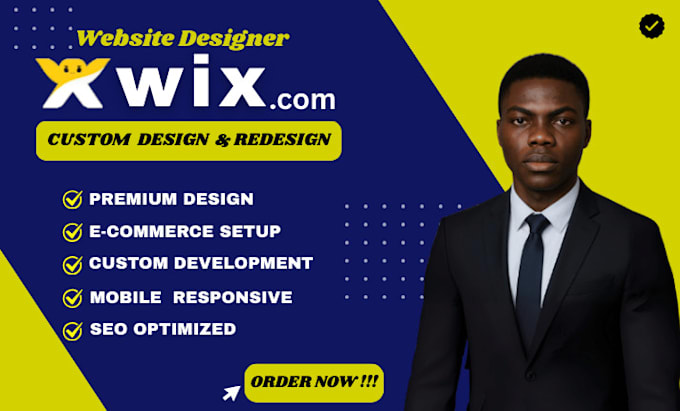 l build wix website, design or redesign wix expert online store