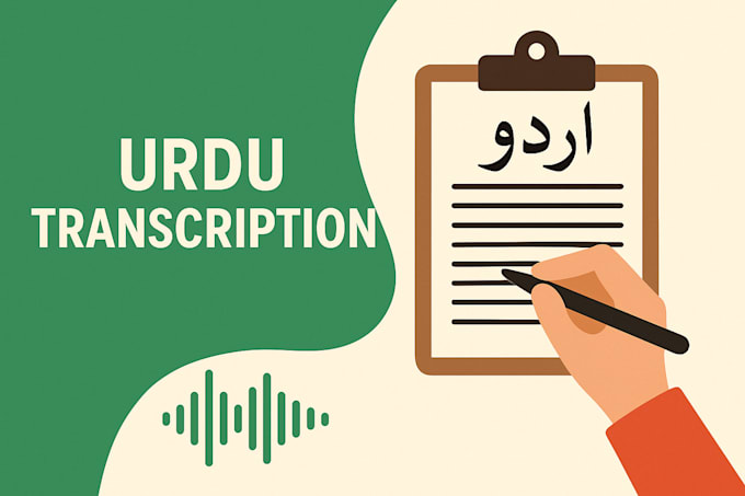 do accurate urdu audio and video transcription into text
