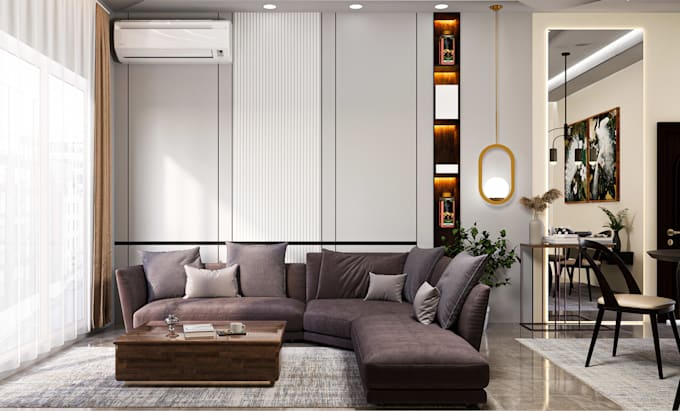 create photorealistic 3d interior rendering and visualization