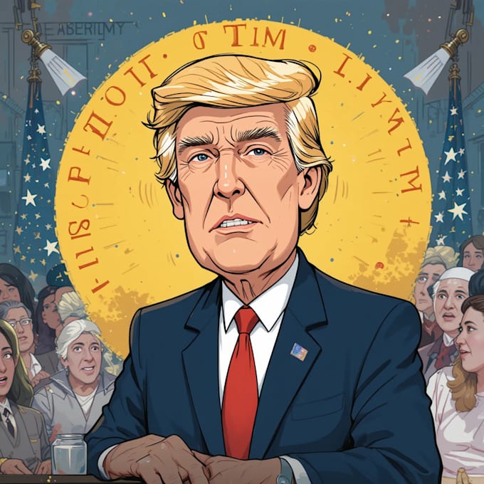 make a political cartoon art
