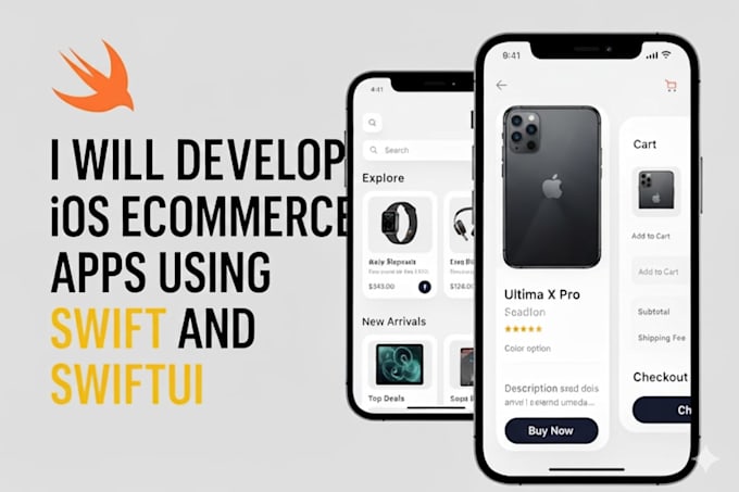 develop ios ecommerce apps using swift and swiftui