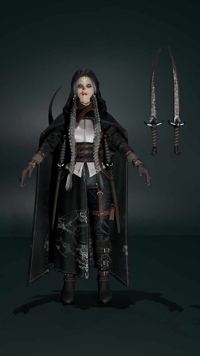 create character for games or animation