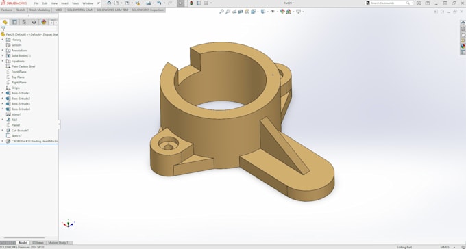Create 2d,3d drawings in solidworks, fusion 360 for 3d printing, cnc ...