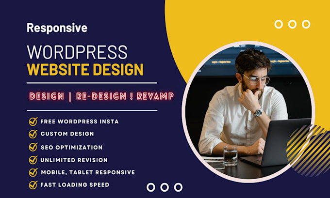 develop a creative wordpress website for your business