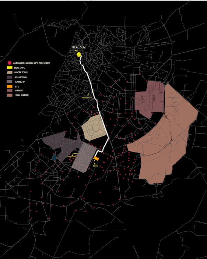 do mapping diagrams, architectural site analysis with plan and section render