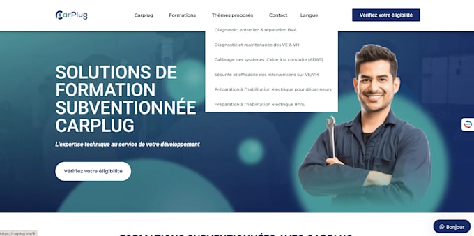 build a modern wordpress website with elementor