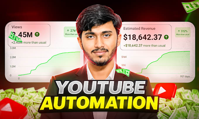 be your faceless video editor for long form and youtube automation channel