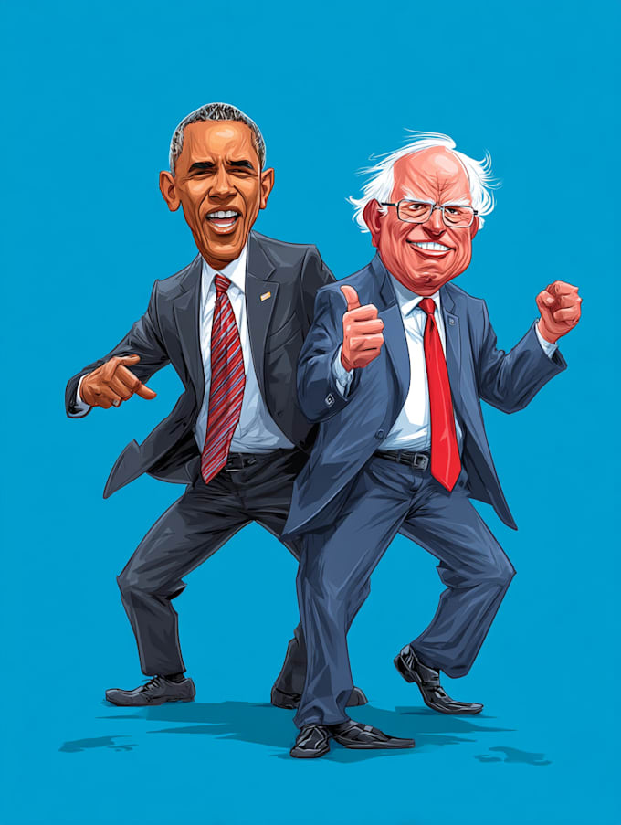 Draw a political or satirical cartoon by Calliecravenxf | Fiverr