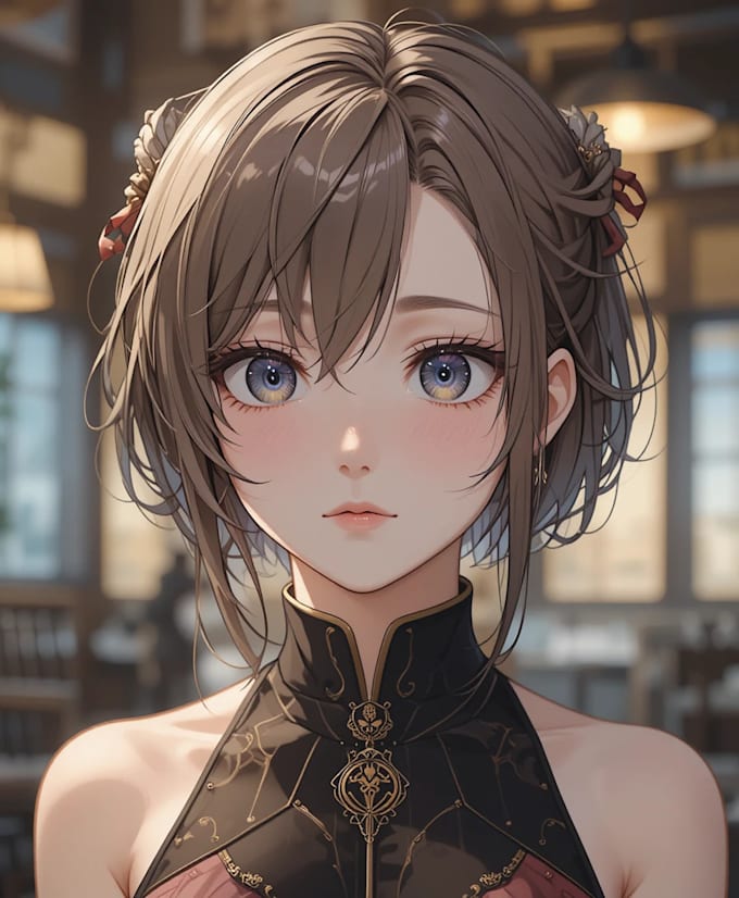 draw anime or manga style portrait