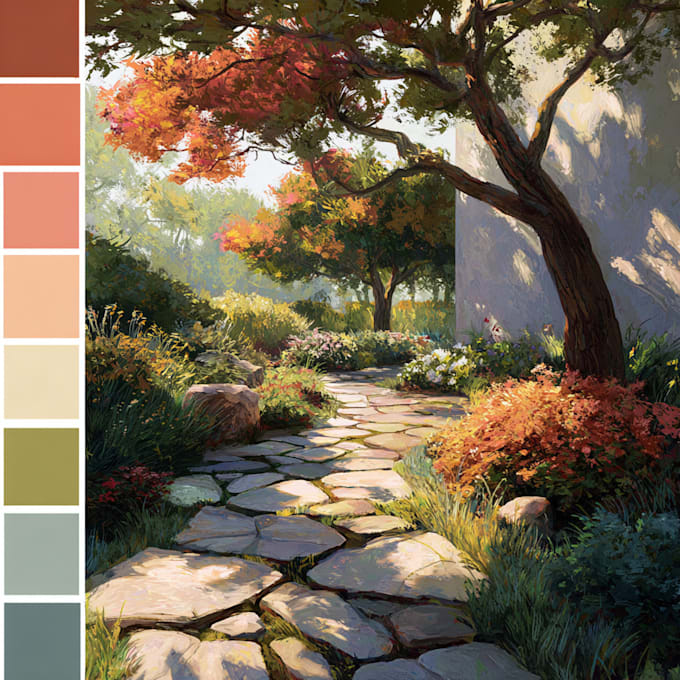 do landscape design realistic render in lumion