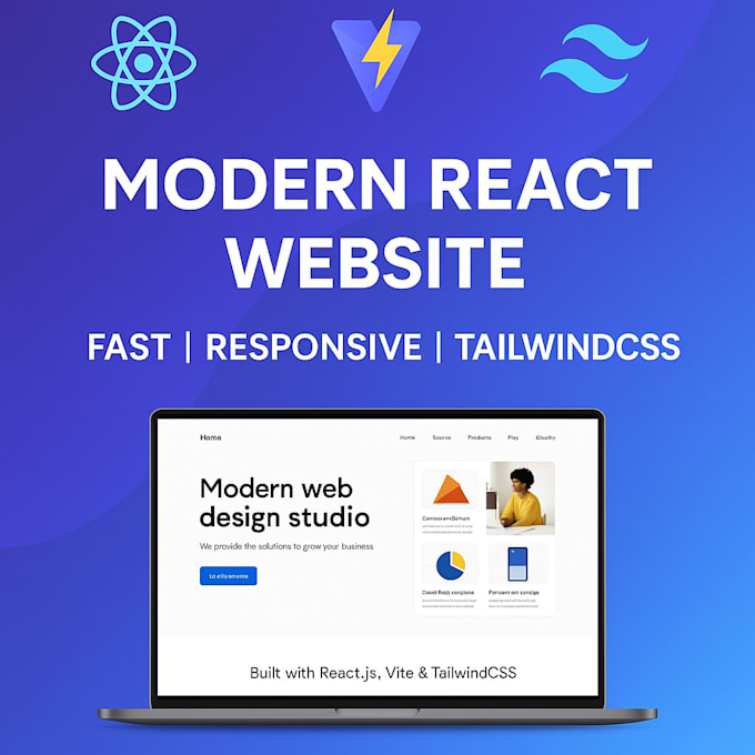 create fast, scalable react websites with tailwindcss