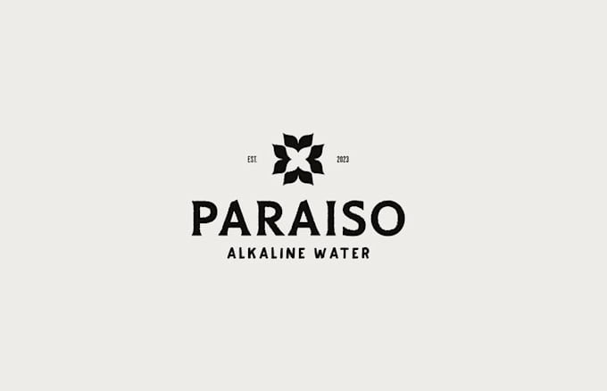 design awesome alkaline bottled water brand logo