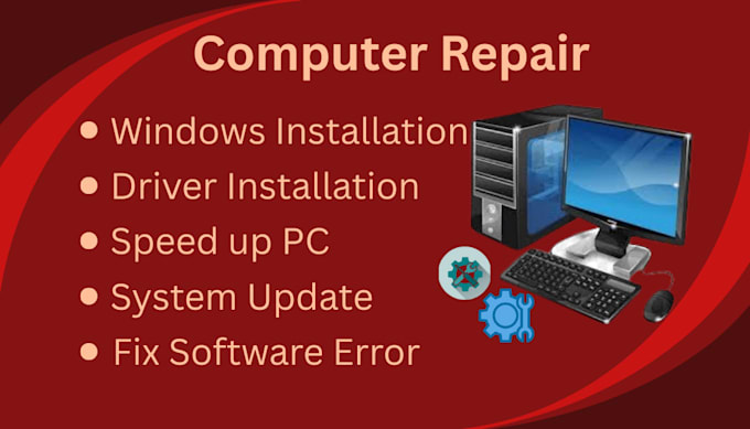 repair, fix a windows computer, macbook remotely, or install software