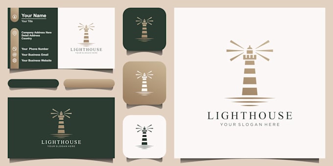 make a lighthouse logo