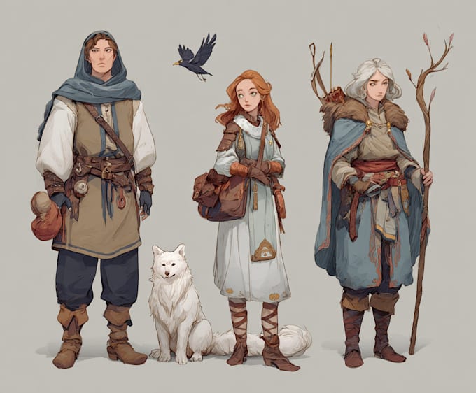 illustrate your ttrpg vtm, fantasy, dnd character art