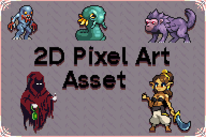 create pixel asset for your game