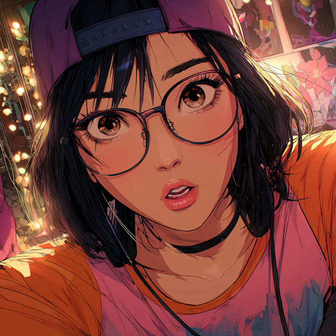 make anime or comic character
