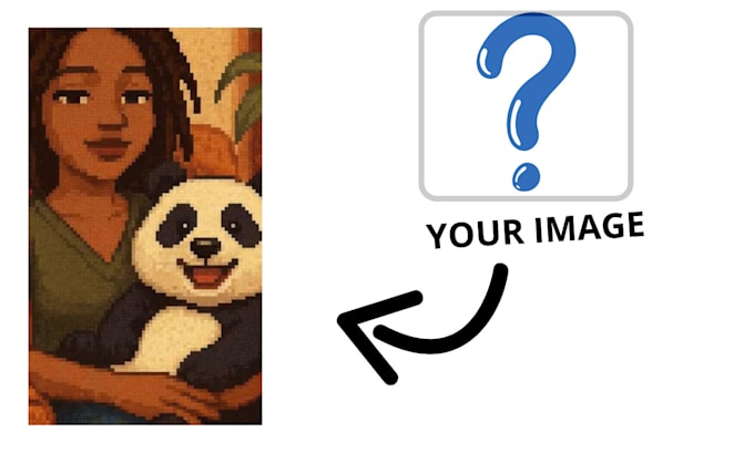 transform your image into custom pixel art portraits