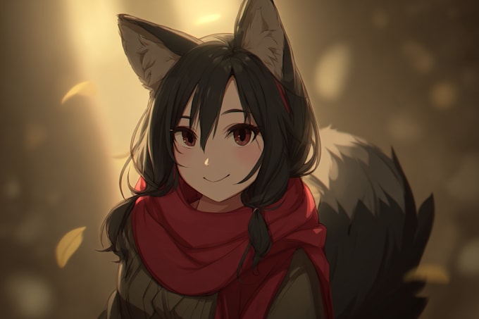 illustrate anime chibis with colorful backgrounds