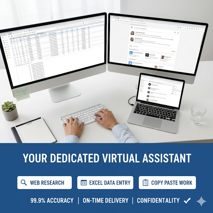 do accurate data entry, web research, and copy paste work