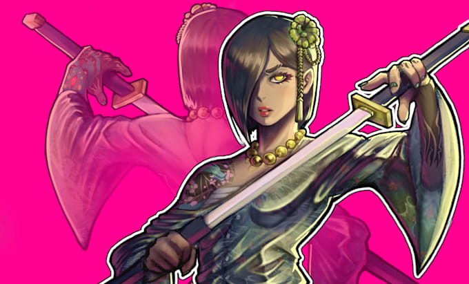 draw character concept art