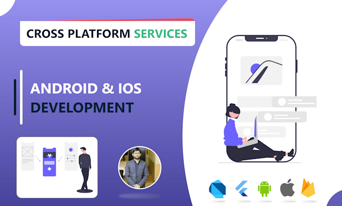 develop android and ios mobile application using flutter