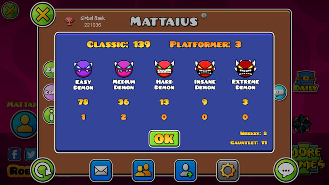 verify your geometry dash level
