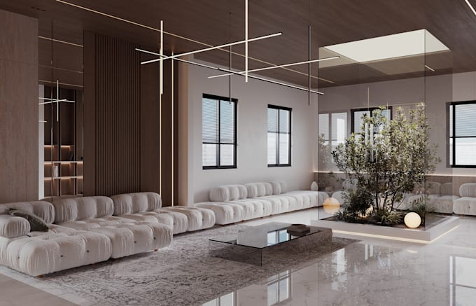 interior design bespoke residential projects with 3d rendering