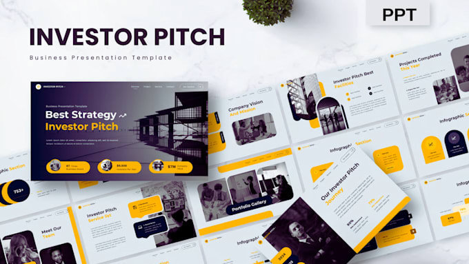 Design investor pitch deck and financial presentation design impactful ...
