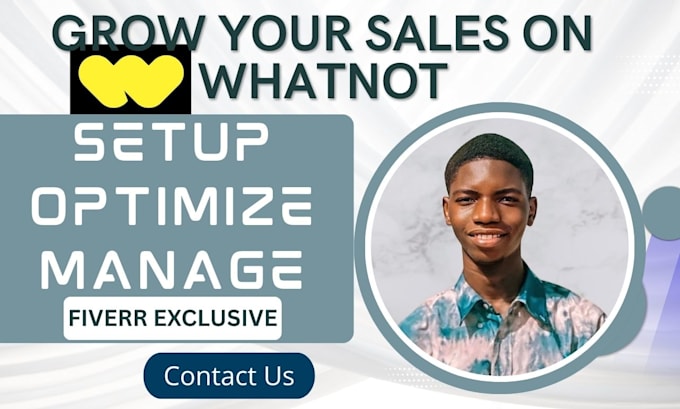 setup and optimize your whatnot shop and listings for more sales