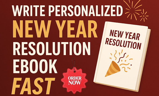 write personalized new year resolution ebook fast