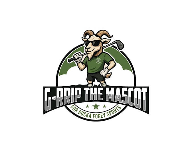 create professional specially goat and golf logo design