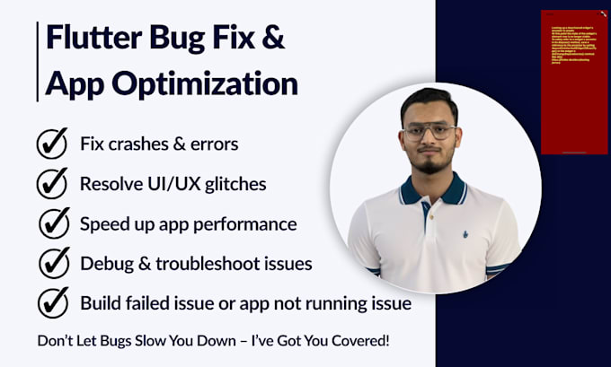 fix flutter bugs, crashes, and optimize your flutter app performance