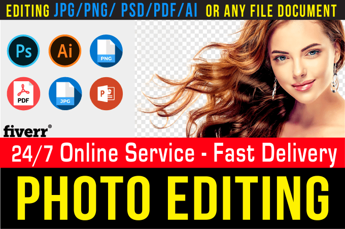 do any professional photoshop job in 24 hours