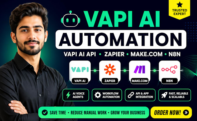 automate vapi ai api vapi ai zapier make com n8n automation